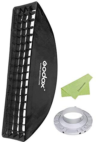 Godox 9\x 35 22x90cm Honeycomb Grid Softbox with Bowens Mount Speedring for Photo Strobe Studio Flash Light