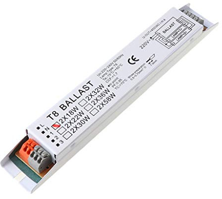 BIlinli T8 220-240V AC 2x18W Wide Voltage Electronic Ballast Fluorescent Lamp Ballasts