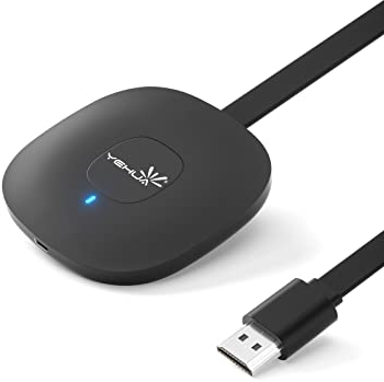 YEHUA 4K Wireless Display Dongle, Supporto Ricevitore WiFi HDMI Wireless Miracast Airplay DLNA per Android/IOS/Laptop/PC