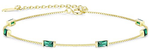 LOUISA SECRET Bracciale Donna Argento 925 Braccialetto Zirconi Cubici Placcato Oro Bracciali Donna Gioielli Regalo Natale Compleanno Festa Della Mamma per Moglie Amiche Amica