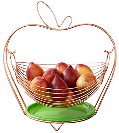 OUSIKA Cesto di frutta Ciotola Porta cesto di frutta Supporto decorativo for ciotola Portafrutta decorativo for bancone Cucina Decorativo for tavolo Piatti