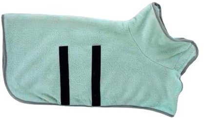 Gralara Hundehandtuch, super saugfähiger Hundebademantel, Hunde-Trocknungsmantel für Training, Spazierengehen, Schwimmen, XS
