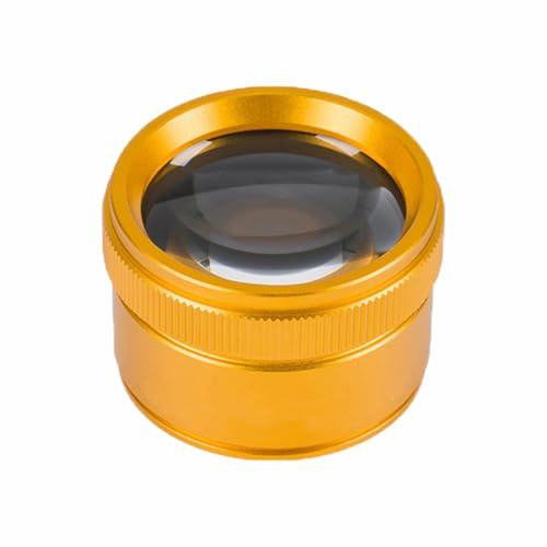 30X Juwelierlupe, Gold Professionell Schmucklupe Schmuck Lupe Mikroskop Augenlupe für Diamanten, Münzen, Stempel
