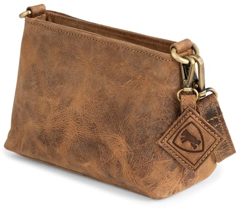 Berliner Bags Vintage Umhängetasche Marbella XS, Kleine Schultertasche Crossbody Bag aus Leder, Handtasche für Damen