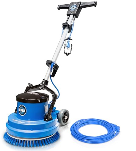 Prolux Core Heavy Duty Single Pad Commercial Polisher, Floor Buffer Machine, Scrubber, 15 Inch Commercial Duty w/ Hard Brush Only