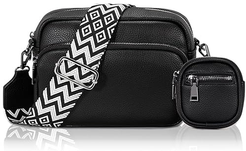 GASSDA Umhängetasche Damen Kleine Handtasche Damen PU Leder Crossbody Bag Moderne Taschen mit Abnehmbarem Schultergurt