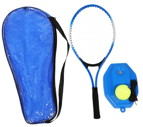 PAMINGONO 1satz Tennis Trainer Set Für Junge Mädchen Und Anfänger Selbsttrainingsgerät Mit Rückprallball Und Tennisschläger Leicht Und Tragbar Für Effektives Üben Von