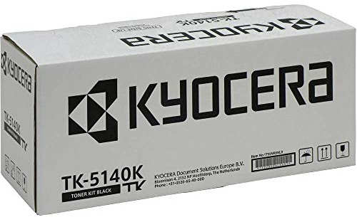 Kyocera 1T02NR0NL0 TK-5140K TONER-KIT INCL CONTAINER F/7000 Pages, Schwarz