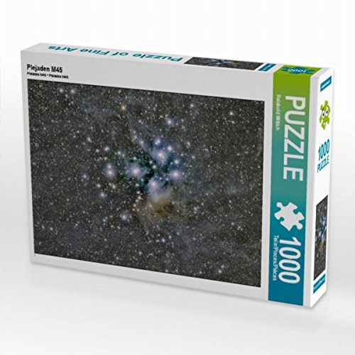 CALVENDO Puzzle Plejaden M45 | 1000 Teile Lege-Größe 64 x 48 cm Foto-Puzzle für glückliche Stunden