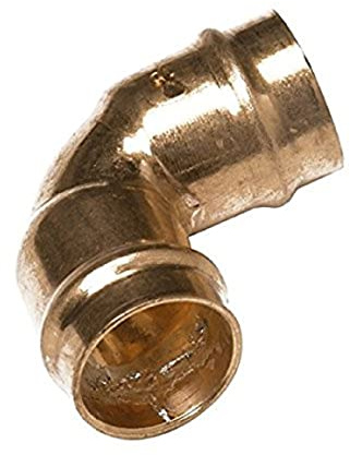 Merriway BH05516 (5 Pcs) Solder Ring Fitting Elbow 15mm - Pack of 5 Pieces