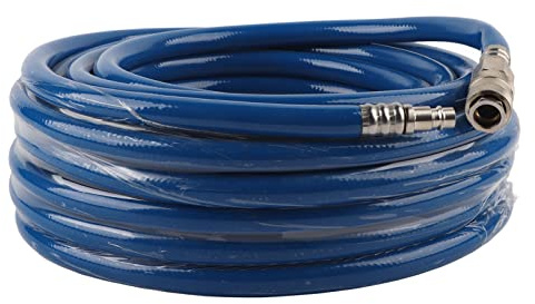 Air Line PVC-slang 15 m luftkompressor slang pneumatisk luftslang kompressor luftledningsslang flexibel pneumatisk PVC-slang luftslang med snabb 1/4 för luftkompressor,