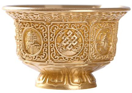PAYNAN Gobelet tibétain en cuivre pur avec inscription « Huit Auspicious Supply »