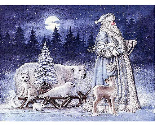 Puzzle 5000 Teile für Erwachsene,Alter Mann, der einen Schlitten zieht Puzzles Geschicklichkeitsspiel für die Ganze Familie, Landschaf Puzzle Schwer Dekompressionder Erwachsenenpuzzle ab 14 Jahren-61