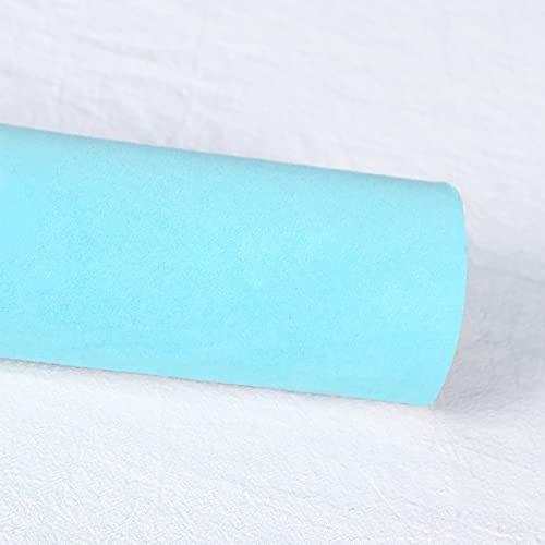 HARICSET 150 cm Breit Bastelfilz Selbstklebend Kinder Vliesstoff Stoff Filzplatten zum Filzuntersetzer Basteln Nähen DIY Patchwork Verkauft von 1m(Size:1.5 * 2m,Color:hellblau)