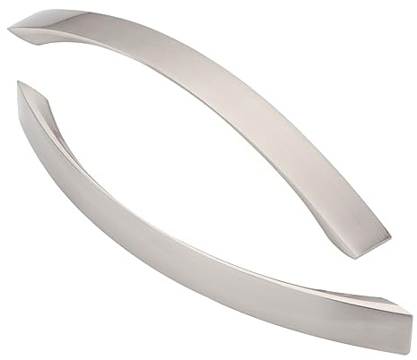JNRFTY 10 Piezas Tiradores Armario para Armarios de Cocina,Manillas de Muebles Modernos con Tornillos Perillas para Puerta de armario de cocina, Baño, Distancia del agujero de 96 mm