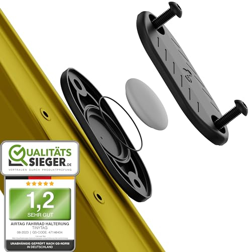 TinyTag® Fahrradhalterung für Apple AirTag - AirTag Fahrrad Versteck als AirTag Flaschenhalter - AirTag Halter - AirTag Halterung Fahrrad - Fahrradsicherung GPS Tracker - Air Tag für Bike & eBike