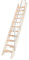 WoodStep Raumspartreppe in Kiefer/Fichte mit 13 Steigungen incl. Geländer in Aluminium eloxiert (050.60.0024)
