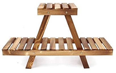 CNBYDK Pflanzenständer, Pflanzen-Blumenregal, Ständer, Blumentopf-Rack, Halter, Garten, Wohnzimmer, Tisch, Pflanzständer, Heimdekoration, für drinnen und draußen