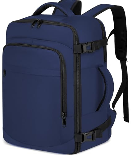 ENZOSUM Bagaglio a Mano 40x20x25 per Ryanair Zaino da Viaggio Aereo 20L Piccolo Borsa da Cabina per Voli 14 Pollici Zaino Porta PC per Scuola Trekking Lavoro,Blu