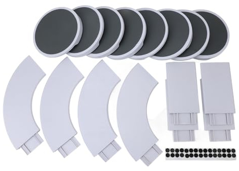 Plateau Tournant Rotatif à 360 °, Multifonctionnel, Réutilisable, Portable, Organisateur de Nourriture, Plateau pour Table à Manger