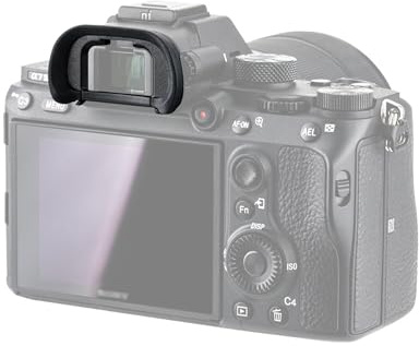JJC Weiche Augenmuschel Originalform Okular Ersatz Sony FDA-EP18 Eyepiece | Robustes Silikon für Sony A9 A9 II A7 A7 II A7 III A7R A7R II A7R III A7R IV A7S A7S II A58 A99II