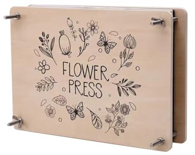 Hscjymnd Kit de prensado de flores DIY Kit profesional de prensado de flores 30 x 21 cm para adultos para hacer flores secas y artes de prensado de flores