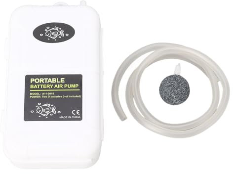 FLEXMAN Aquarium Luftpumpe, 5 W, Tragbare Aquarium Belüfter Luftpumpe, Luftpumpe für Aquarien, Aquarium Sauerstoffpumpe für Den Transport von Benzin, Naphtha, Kerosin