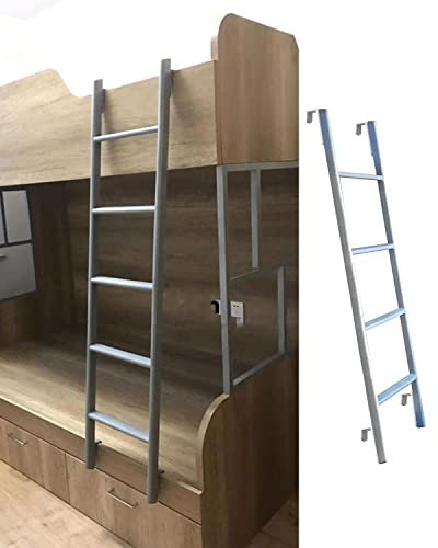 Hochbett Leiter Ersatzleiter Etagenbett Leiter für Etagenbetten im Wohnheim-Loft, zum Einhängen, universelle Hochleistungs-Trittleiter – 4 Stufen/5 Stufen, für Dachböden, Wohnmobile, Tragkra
