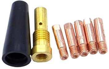 GVGMTAEAVZ 21PCS Nozzle Tips For Century FC90 Flux-Cored Wire Feed 030/035 0.8mm MIG Welder Nozzle K3493-1 Torch Welding Accessories Welding nozzle(2)