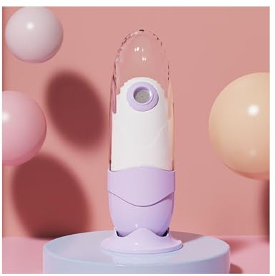 WYJRO Reinigung Po Dusche Vaginaldusche Peri Flasche,Abnehmbar Intimdusche Wochenbett,Analdusche Portable Bidet Für Herr Frau,Lila,120ml