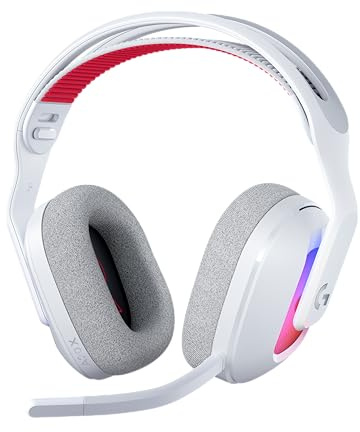 Logitech G Astro A20 X Lightspeed Wireless Gaming Headset for PS5, Xbox, Nintendo Switch/Switch 2, PC with 2-System PLAYSYNC Audio, Bluetooth, LIGHTSYNC RGB, and 48 kHz Boom Mic - White