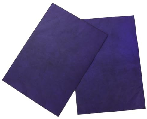 Tofficu 100 Blatt Transfer Kohlepapier Blau Einseitiges Graphit Papier für Zeichnen Nachzeichnen und Basteln Kompaktes Durchschlagpapier für Kunst Handwerk Büro und Heimgebrauch