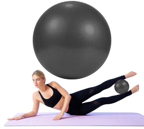 GOGO Palla da Ginnastica per Fisioterapia, Palla Pilates 9 Pollici Mini Palle Yoga per Stabilità, Equilibrio, Barre, Esercizi per Il Core e Allungamento