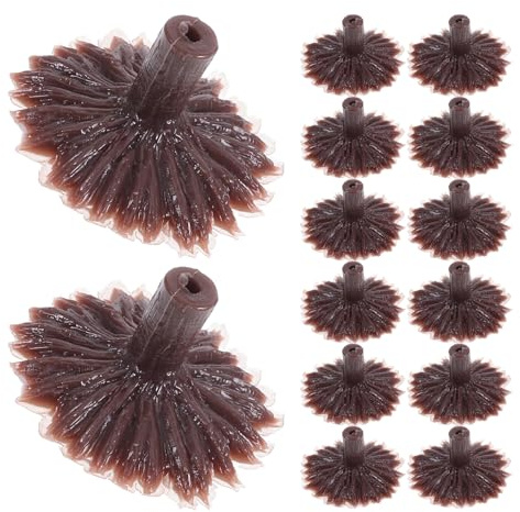 KONTONTY 50 Pezzi Supporti per Alberi Miniatura in Plastica per Modellismo Base Stabile e Resistente per Alberelli Presepe Diorama Scenografie Treni e Progetti DIY