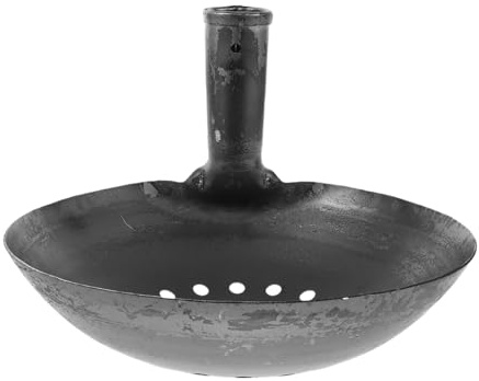 DOITOOL Pala de Metal para Limpieza de Lodo: Pala de Filtro de Hierro, Pala tamizadora con Agujero, Herramientas de jardinería, Pala para Arena para Gatos y gallineros.