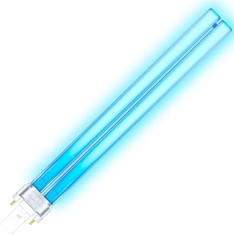 UPPZLLXU 11W Lampadina UVC G23 PLS, Reattore Induttivo, per Clarificatore Laghetto e Filtro UVC, contro Batteri e Alghe per Acquari e Stagni