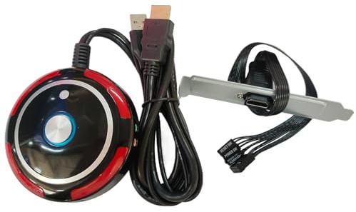 INSEOWI Switch PC desktop con due USB 2.0 e suono per Internet Cafe e vari hub USB di impostazione con porta