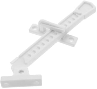 2 pezzi Limitatore di finestra con apertura verso l'esterno Tappo chiusura Localizzatore Blocco ABS Vento Brace Fissatore Finestra a battente Supporto Cattura Per Finestre