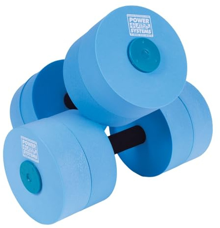 Power Systems Wasserhanteln, mittlerer Widerstand, 1 Paar, Blau (86560)