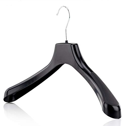 Hangerworld 20 Stabile Kunststoff Kleiderbügel 42cm Schwarz Ideal Für Oberkleidung