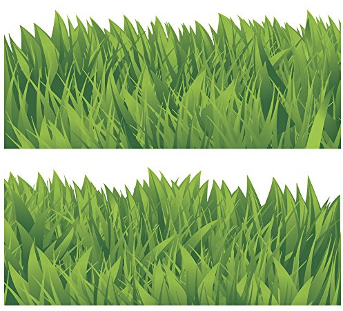 WANDKINGS Bordüre Grasbordüre 2 Stück je 114 cm, Gesamtlänge: 228 cm, selbstklebend