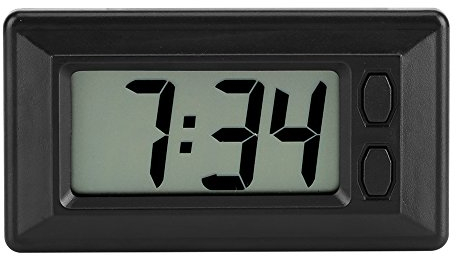 Mini affichage électronique automobile de moto d'horloge de bureau d'horloge LCD horloge numérique avec 7,7 * 4,2 cm