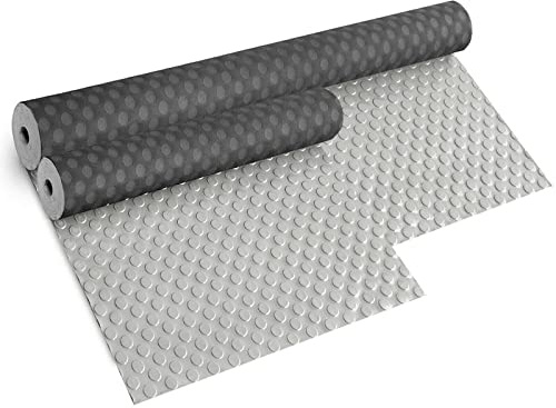 Sol tapis caoutchouc PVC Bollé Revêtement antidérapant Mod. ZERBINO_BOLLE_PVC 1X3 mètres gris