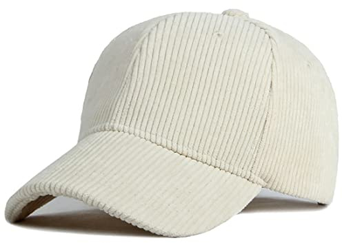 XRDSS Baseballkappe aus Kord, Unisex, verstellbar, klassisch, Sportmütze, Outdoor, solide Kappen