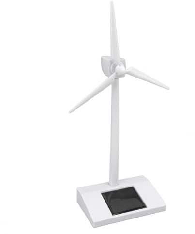 VBESTLIFE Mini-Solar-Windmühlen-Spielzeug, Pädagogisches Wissenschafts-Lehrpult-Windmühlen-Modell für Bildung, Heimdekoration, DIY