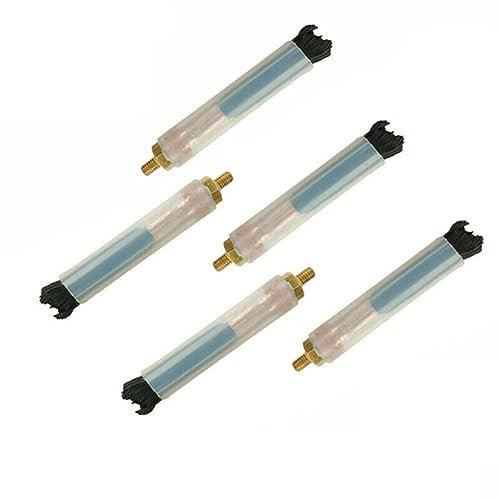 FUBESK 5Pcs M6 Spazzole di Saldatura per Saldatura Cucitura Perlina Giunto di Pulizia Lucidatrice Pulitore per Saldatura Cucitura Perlina Pulizia del giunto di Lucidatura Pulitore