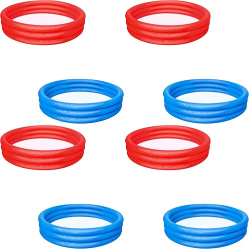Bestway Play Paddling Pool | Inflatable Garden Pool for Toddlers and Kids, 1.83 m x 33 cm, Ages 2+, Assorted Colours (Pack of 4)