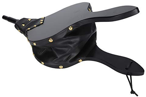 HERCHR Fireplace Bellows, 18.8 X 7.7in Wood Fireplace Bellows Wood Fire Blower with Hanging Lanyard Metal Nozzle Tool for Fireplace, Fire Pit, Wood Stove