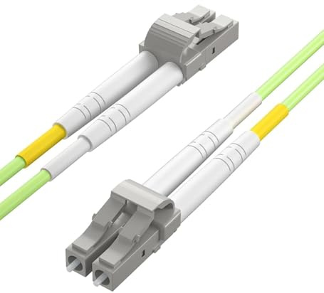 H!Fiber.com OM5 LC a LC Cavo patch fibra duplex, cavo fibra, ponticello multimodale, 2-metro(6.6ft)