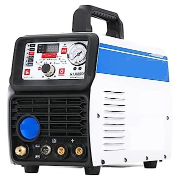 Kit saldatore, Saldatrice TIG, CUT/COLD/TIG/MMA/Pulse 5 in 1, regolatore di gas separatore olio-acqua incorporato for saldatore TIG per metallo, elettrico, fai da te (Color : CT-520DPL Bare, Size :